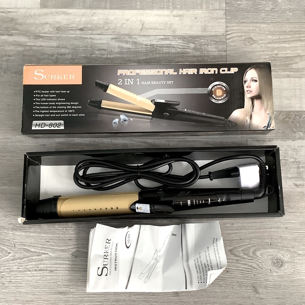 Surker HD-802 2-in-1 hair styling tool